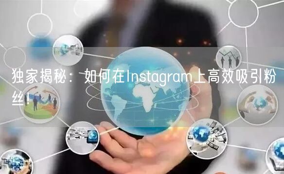 独家揭秘：如何在Instagram上高效吸引粉丝！