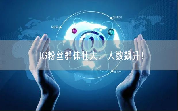 IG粉丝群体壮大，人数飙升！