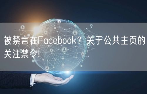 被禁言在Facebook？关于公共主页的关注禁令!