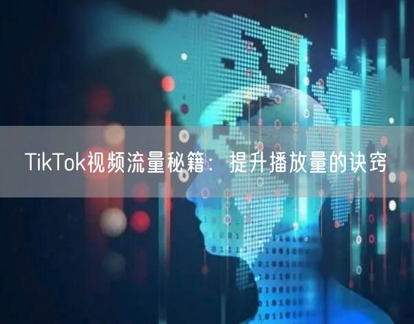 TikTok视频流量秘籍：提升播放量的诀窍