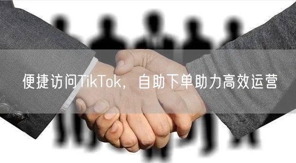 便捷访问TikTok，自助下单助力高效运营