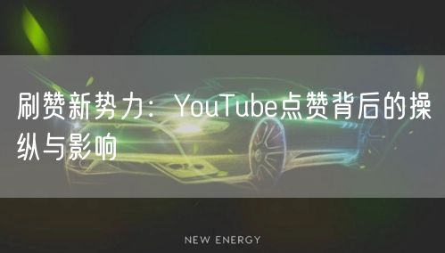 刷赞新势力：YouTube点赞背后的操纵与影响