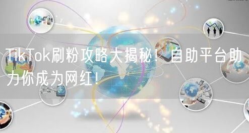TikTok刷粉攻略大揭秘！自助平台助力你成为网红！
