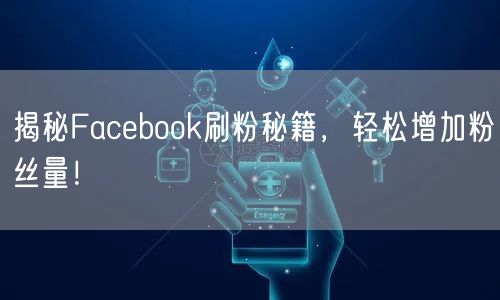 揭秘Facebook刷粉秘籍，轻松增加粉丝量！