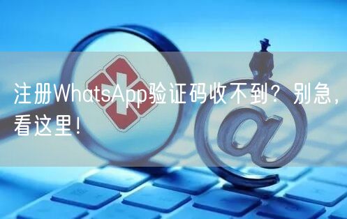 注册WhatsApp验证码收不到？别急，看这里！