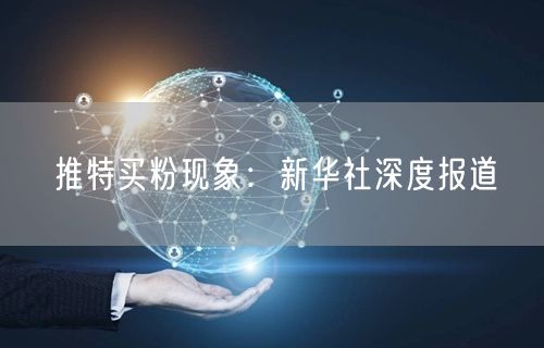 推特买粉现象：新华社深度报道