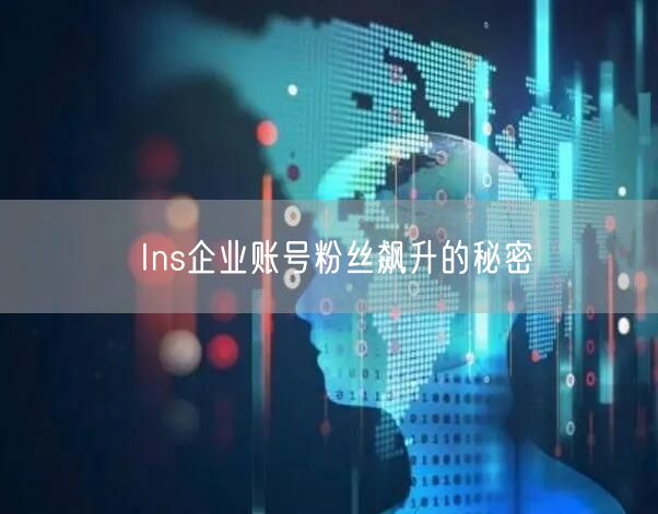 Ins企业账号粉丝飙升的秘密