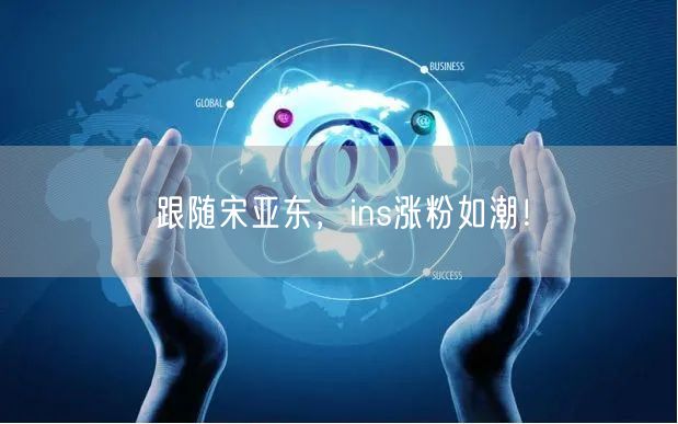 跟随宋亚东，ins涨粉如潮！