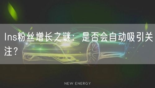 Ins粉丝增长之谜：是否会自动吸引关注？