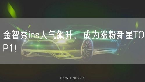 金智秀ins人气飙升，成为涨粉新星TOP1!