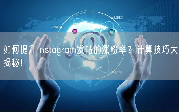 如何提升Instagram发帖的涨粉率？计算技巧大揭秘！
