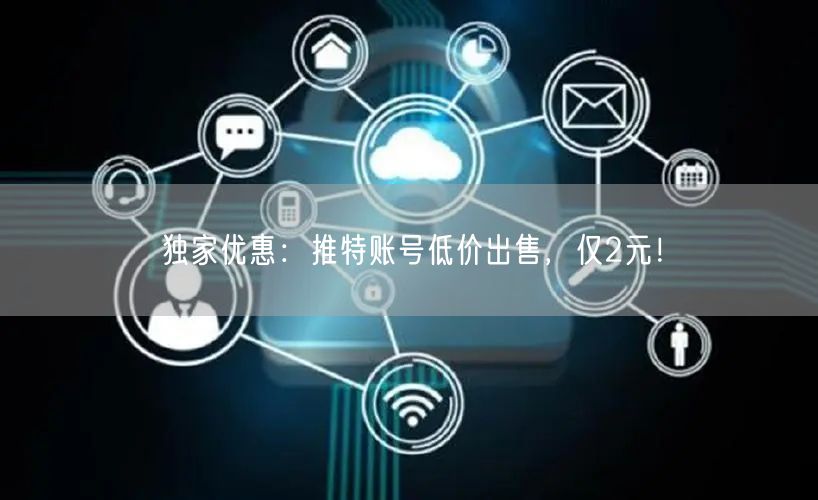 独家优惠：推特账号低价出售，仅2元！