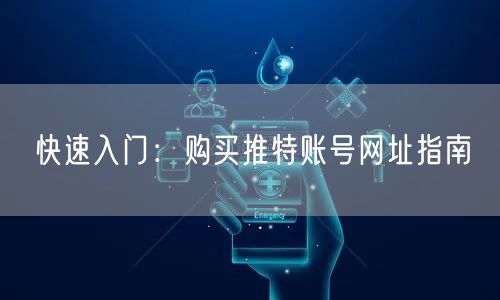 快速入门：购买推特账号网址指南