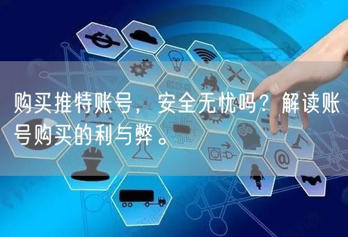 购买推特账号，安全无忧吗？解读账号购买的利与弊。