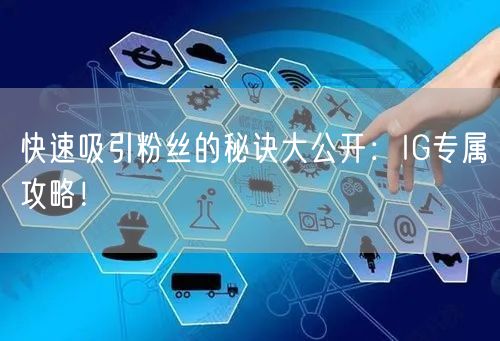 快速吸引粉丝的秘诀大公开：IG专属攻略！