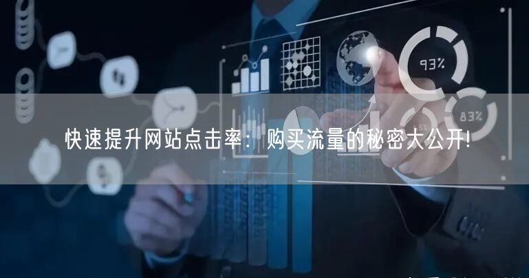 快速提升网站点击率：购买流量的秘密大公开!