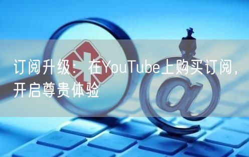 订阅升级：在YouTube上购买订阅，开启尊贵体验