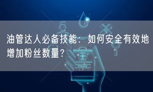 油管达人必备技能：如何安全有效地增加粉丝数量？