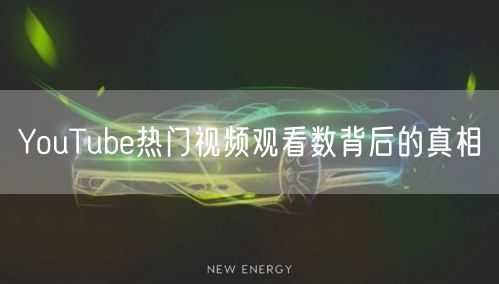YouTube热门视频观看数背后的真相