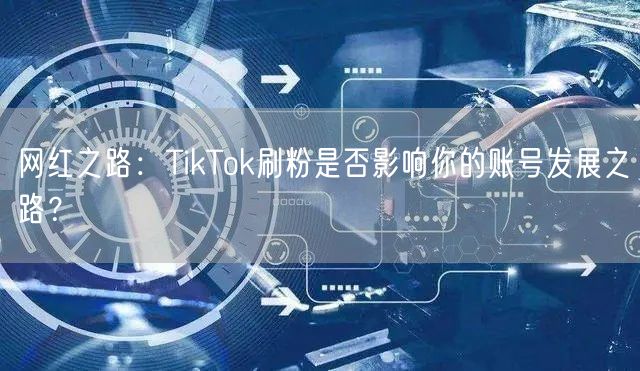 网红之路:TikTok刷粉是否影响你的账号发展之路?