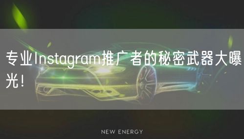 专业Instagram推广者的秘密武器大曝光！
