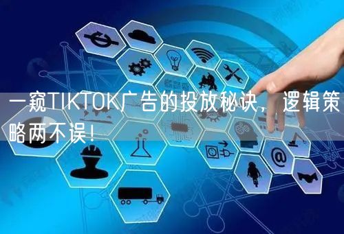 一窥TIKTOK广告的投放秘诀，逻辑策略两不误！