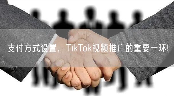 支付方式设置，TikTok视频推广的重要一环!