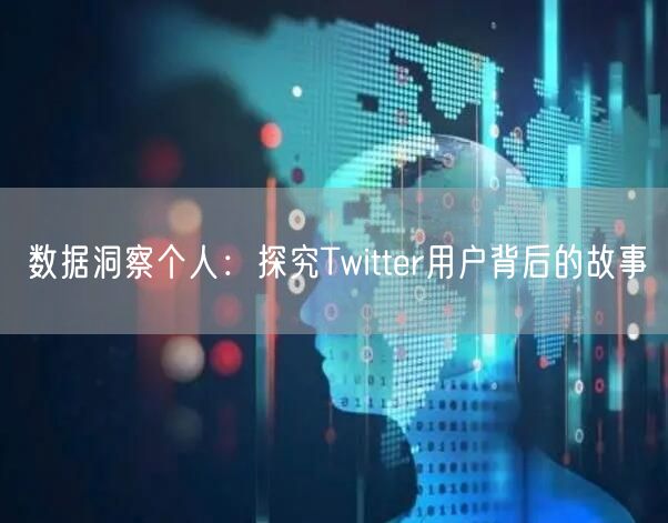 数据洞察个人：探究Twitter用户背后的故事