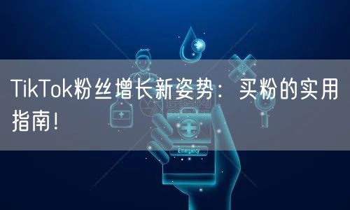 TikTok粉丝增长新姿势：买粉的实用指南！
